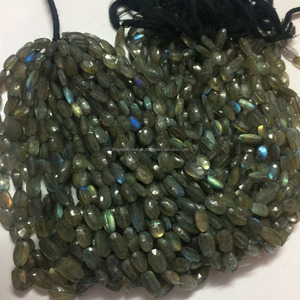 8mm 10mm Naturel Gris Labradorite Pierre Facettes Ovale En Gros Pierres Précieuses Perles Strand Strand Prix Du Revendeur Acheter Du Fabricant - Product Image 1