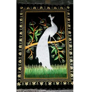 Zari Jewel Hand Embroidery Wall Hanging Antique Design