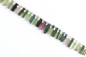 High Quality Pencil Shape Raw Natural Rough Multi Tourmaline Gemstone Top Side <b>Drill</b> Natural Cut Making Beautiful <b>Jewelry</b> Making - Product Image 4