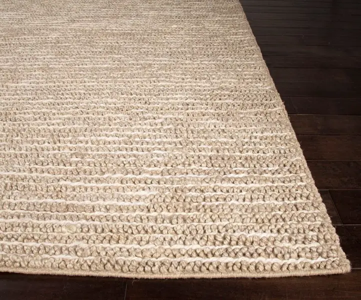 Prix de gros de jute fait main tapis de chanvre