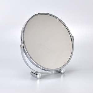 Espejo de escritorio de doble cara con forma de rectángulo cromado - Product Image 6