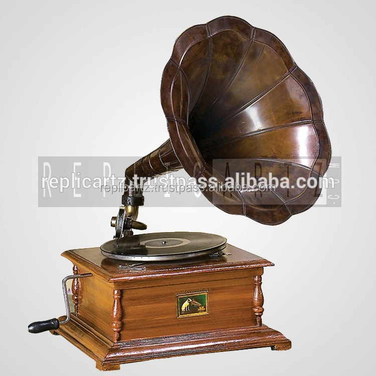 高品質の蓄音機ヴィンテージレコードプレーヤーレトロ蓄音機| Alibaba.com