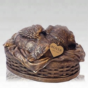 <b>Dog</b> Pet Angel Aluminum Funeral <b>Urn</b> Funeral Supplies Brassworld India - Product Image 4