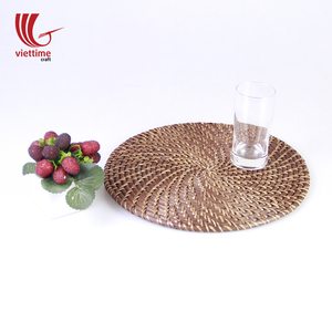 Cesta de Mimbre Clásica Ecológica de Color Marrón Oscuro Hecha de Ratán Natural al por Mayor/Ratán Tejido Decorativo para Mesa, Arte, Tamaño Personalizado - Product Image 5