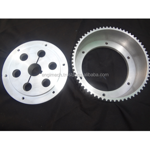 Engranajes de polea de distribución de correa de transmisión certificada CE de acero/aluminio OEM personalizables con diámetro interior de 10mm y diámetro exterior de 50mm para vehículos de maquinaria - Product Image 4