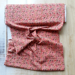 High Quality <b>Cotton</b> Block Printed Fabric Sewing Garments Making, Bags & Home Bedding Accessories Redesign <b>Raw</b> Fabric By Meters - Product Image 3