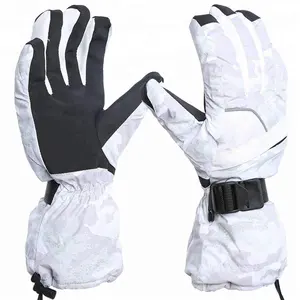 Women's Ski Gloves - Snow Proof Textured Palm Adjustable Cuffs & Fleece Lined - Insulated & Fleece Lined Extra Warmth