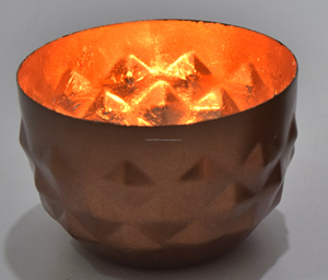 Elegant Black Gold Finished Iron <b>Tea</b> <b>Light</b> Candle Votive Holder <b>Christmas</b> Home Decor Handmade - Product Image 3