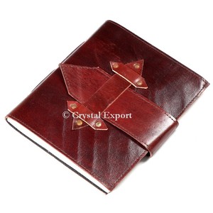 Antique Imitation Camel Print Handmade Leather Journal Diary-Business Gift - Product Image 3