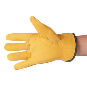 Guantes de cuero de trabajo mecánico Industrial de alta resistencia para adultos Guante de cuero de vaca de trabajo mecánico personalizado Unisex - Product Image 6