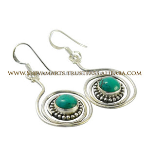 Handmade 925 Sterling Silver Drop Earrings Huge Collection Natural Turquoise Gemstone Vintage Style Weddings Parties <b>Gifts</b> - Product Image 2