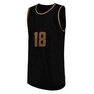 Maillot de basket-ball réversible personnalisable 2025 100% polyester respirant ensemble d'uniformes de basket-ball d'entraînement pour hommes - Product Image 2