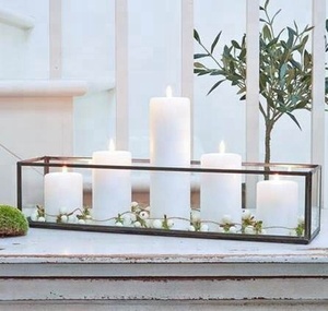 Bougeoir de Noël géométrique pour la décoration de la maison - Product Image 1