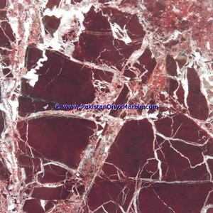 Azulejos de Mármol Rojo y Blanco Pulido de Calidad Superior, Acabado de Superficie de Piedra Natural - Product Image 3
