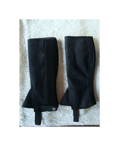 Demi-chaps en daim anglais Hal pour femmes pour ensembles et accessoires équestres - Product Image 1