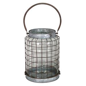 Galvanized Metal Wire <b>Lantern</b> <b>Candle</b> Holder - Product Image 1