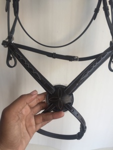 บังเหียนอังกฤษขี่ม้าบังเหียนอังกฤษอุปกรณ์ม้าพับขายส่ง - Product Image 5