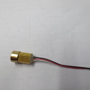 โมดูลไดโอดเลเซอร์สีแดงตรง635nm 9*14มม. 5mW สภาพใหม่สำหรับการปรับระดับและกำหนดตำแหน่ง - Product Image 5