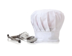 Gorro de Chef profesional para niños, gorro de Chef, color blanco - Product Image 2