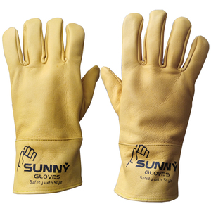 Men Rigger Leather Welding <b>Gloves</b> for Welder Work - Product Image 3
