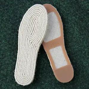 황마 밑창 브레이드 황 마 단독 만들기 공장 ESPADRILLES 신발 손으로 만든 황 마 단독 전체 판매 저렴 한 가격에 사용할 수