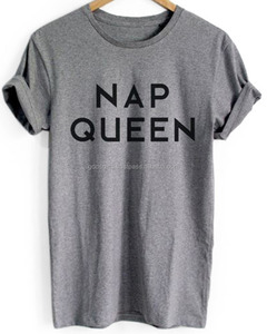 T-shirt unisexe tendance 2019, impression sérigraphique OEM, vente directe en gros, 100% coton tricoté, respirant, anti-boulochage - Product Image 1