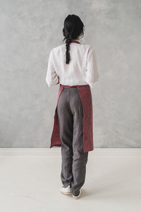 ผ้ากันเปื้อนผ้าลินินสำหรับใช้ในครัว,ผ้ากันเปื้อนแบบเต็มตัวผ้ากันเปื้อนผ้าลินินแบบยูนิเซ็กส์ - Product Image 3