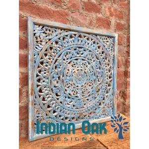 Rustique Antique Sculpté Panneau Mural Décoration Murale - Product Image 1