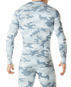 เสื้อรัดรูปแห้งเร็วพิมพ์ลายแขนยาวผ้าสแปนเด็กซ์ไนล่อน,เสื้อสำหรับใส่ออกกำลังกายออกแบบและโลโก้ได้ตามต้องการ - Product Image 3