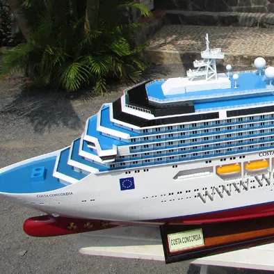 COSTTA-modelo de crucero de madera, modelo de barco de crucero de madera, modelo de revestimiento oceánico a la venta