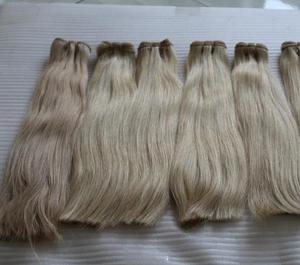 Extensiones de cabello rubio ondulado del cuerpo humano Remy virgen 100% en calidad de lujo - Product Image 4