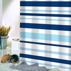 Cortina de ducha de baño tela de poliéster impermeable elemento Popular flecos nórdicos futurista Gsm artículo estilo moderno - Product Image 6