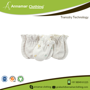 Wholesale Customized Organic Cotton Baby Mittens/ Knitted Baby Mittens - Product Image 6