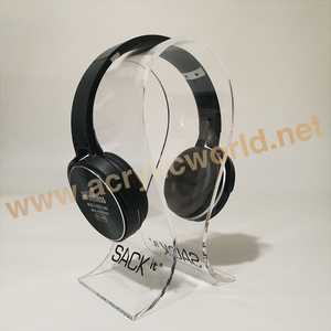 Acrylic Earphone Display <b>headset</b> <b>Stand</b> / clear Earphone display Holder - Product Image 6