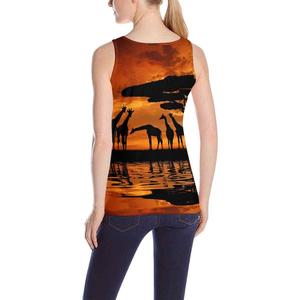 Débardeur d'été pour femmes Vente en gros Sublimation Print Loose Plus Size Design - Product Image 2