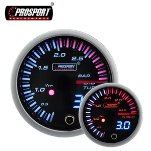 52Mm Nieuwe Collectie Dual View Diesel Gauge Turbo Druk Boost Meter Voor Auto