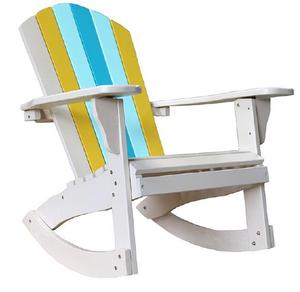 ชุดเฟอร์นิเจอร์สวนกลางแจ้งแบบเป็นมิตรกับสิ่งแวดล้อม เก้าอี้โยกไม้ Adirondack ขนาด (กว้าง)76ซม.* (ลึก)90ซม.* (สูง)96ซม. - Product Image 5