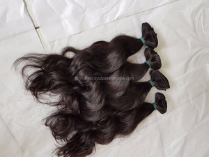 Cheveux indiens vierges Remy lisses en trame, ondulés de qualité supérieure, 100 % cheveux humains, vente chaude - Product Image 4
