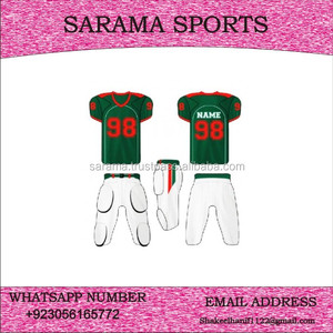 Sarga de aparejos transpirables, camisetas de fútbol americano hechas a medida con nombre de jugador y numeración, opciones de talla grande - Product Image 2
