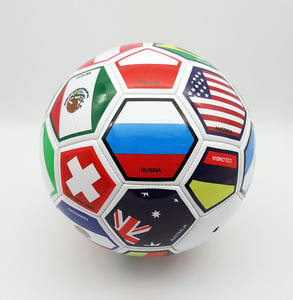 ลูกฟุตบอลเย็บด้วยเครื่องจักรลายธงชาติ - Product Image 2
