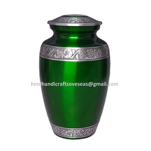 Urnas de cremación clásicas para adultos de aluminio púrpura de alta calidad para cenizas Producto de la mejor calidad suministrado por un fabricante indio - Product Image 4
