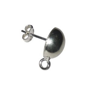 ต่างหูเม็ดกลมเงินสเตอร์ลิง925 - Product Image 1