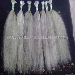 ยังไม่ได้อินเดียดิบผมสีเทาจากอินเดียสำหรับราคาโรงงาน - Product Image 2