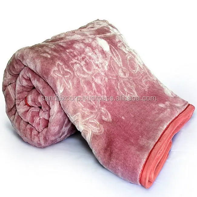 Decorative Warm Soft Polyester Coral Fleece Blanket Personalized Color Fleece Blanket For Sale...
