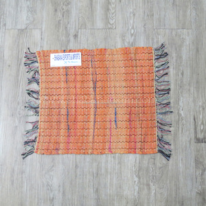 พรมปูพื้นแบบอินเดียที่สามารถซักได้พรมปูพื้นสำหรับนักออกแบบพรมผ้าฝ้ายทอมือพรมอินเดียทำด้วยมือ - Product Image 4