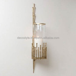 Candelabro de pared plateado Portavelas - Product Image 5
