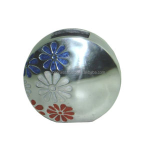 Vente chaude Décoration De La Maison Accessoires De Mariage Décor En Métal Fleur Vases Designer En Aluminium Fleur Vase Table Top - Product Image 1