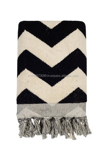 Zigzag Chevron Handloom <b>Turkish</b> Bath <b>Towels</b>, Wholesale Luxe <b>Towel</b> - Product Image 3