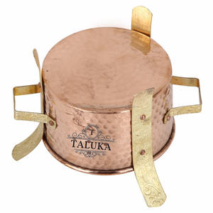 ผู้ผลิตเครื่องครัวขายส่ง ซิกรี ซิกดี อันจีธี หม้ออุ่นอาหารทองเหลืองทองแดง - Product Image 2