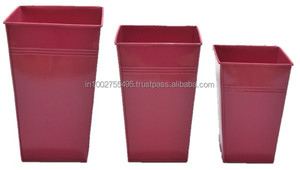 Seau de jardin classique en acier galvanisé durable, pots et jardinières décoratifs pour le sol - Product Image 5